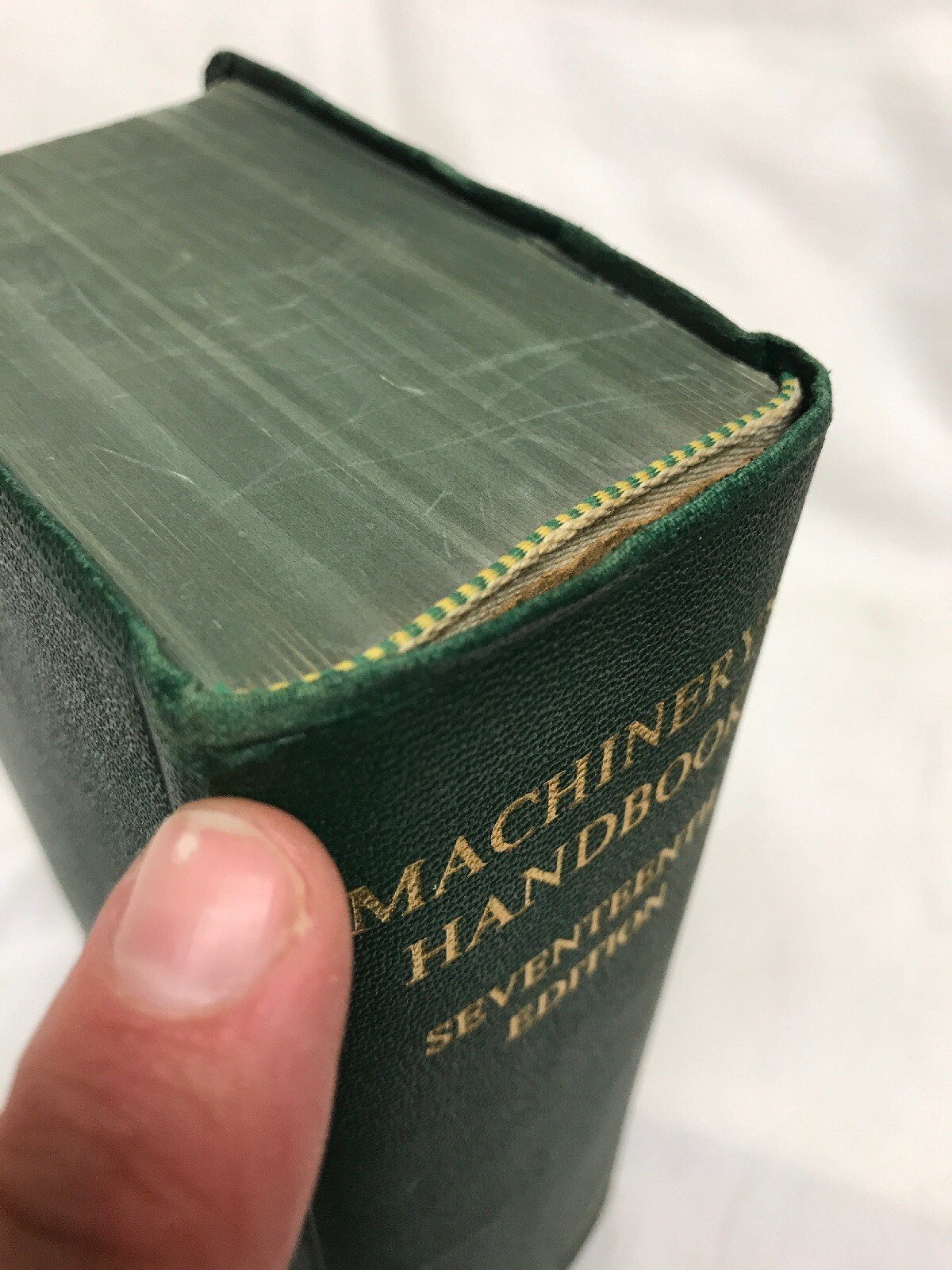 Machinery’s Handbook Seventeenth Edition 1966 Industrial Press Thumb Index