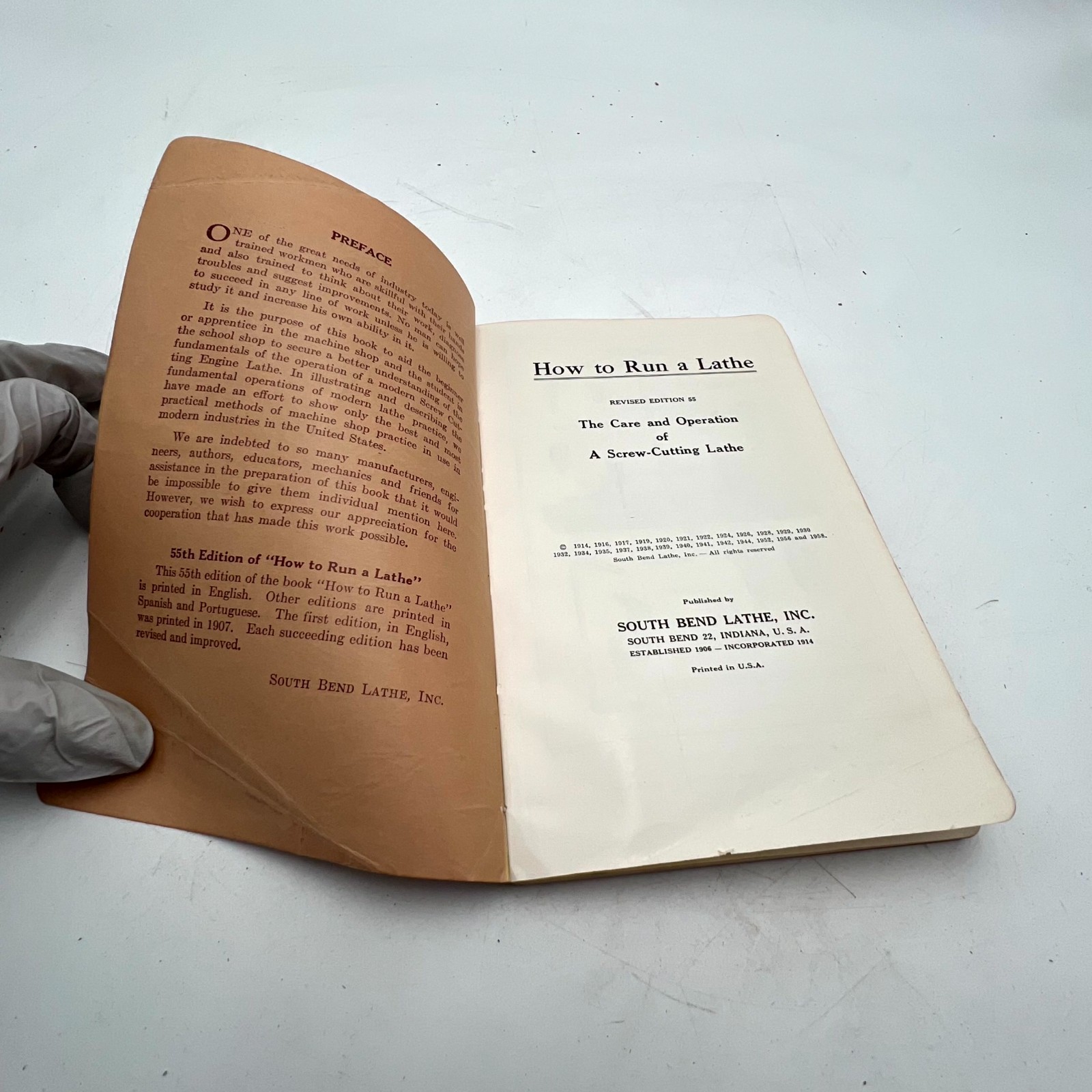 How to Run a Lathe: The Care and Operation of a Screw-Cutting Lathe Edition 55