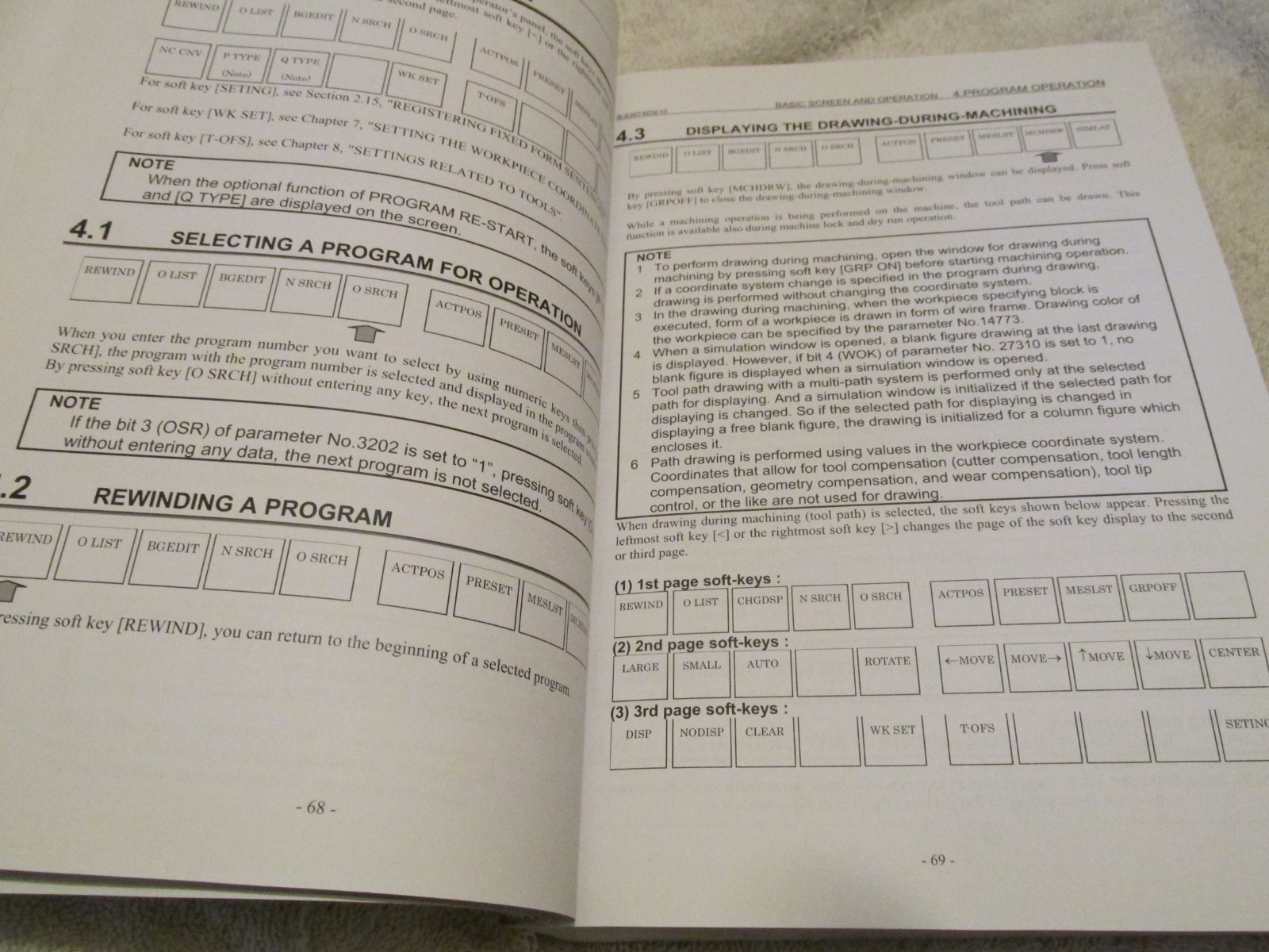 Fanuc Series i Lathe Machining CNC system Factory Operator’s Manual Shop BOOK