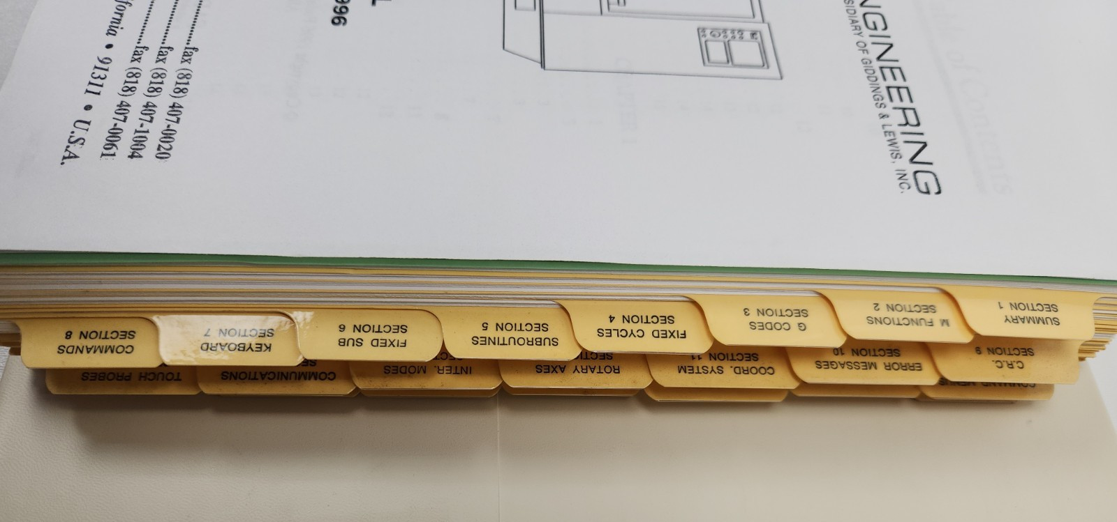 Fadal VMC CNC Manuals 1995 1996 Operator Maintenance User Set 3 Vertical Mill