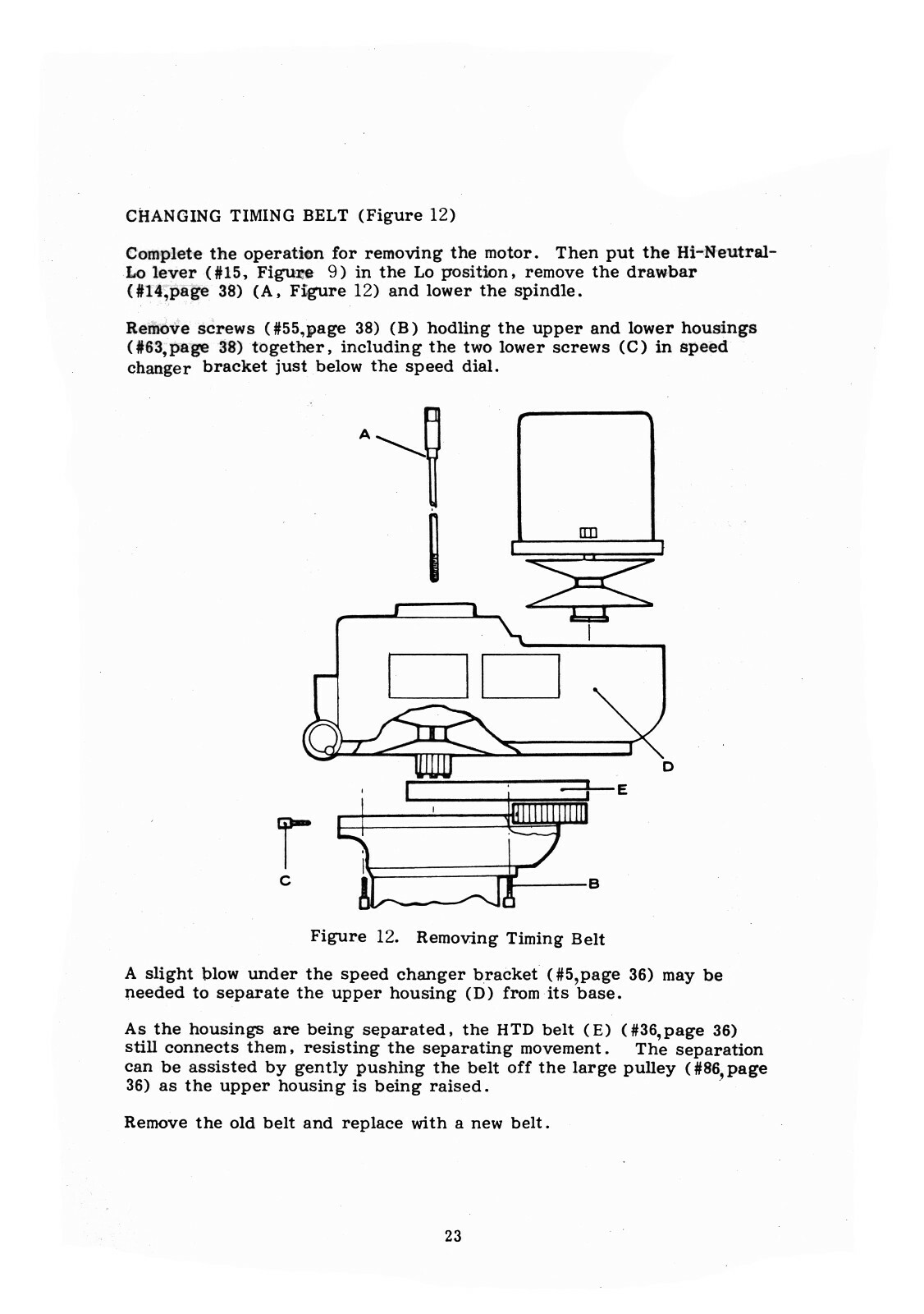 Comet Vertical Mill Machine 2SG, 2VSG, 3VHG, 4VHG Operation & Parts Manual #1382