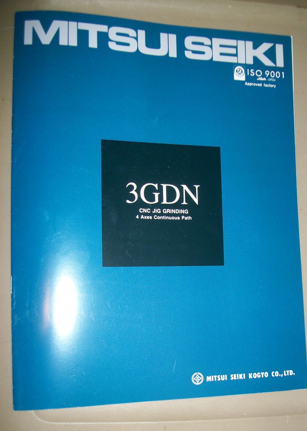 MITSUI SEIKI CNC JIG GRINDING 3GDN SPECIFICATION