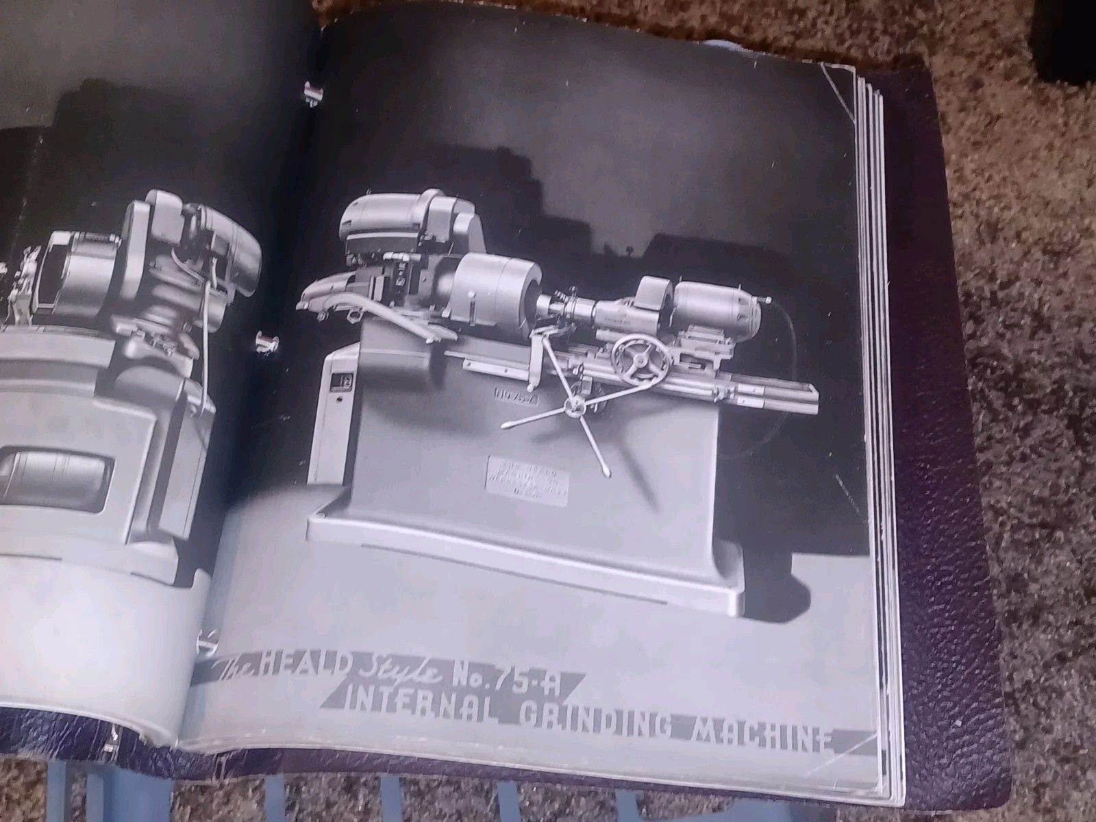 1946 HEALD COMPANY Precision GRINDING MACHINES Sales CATALOG LOT BINDER BOOK