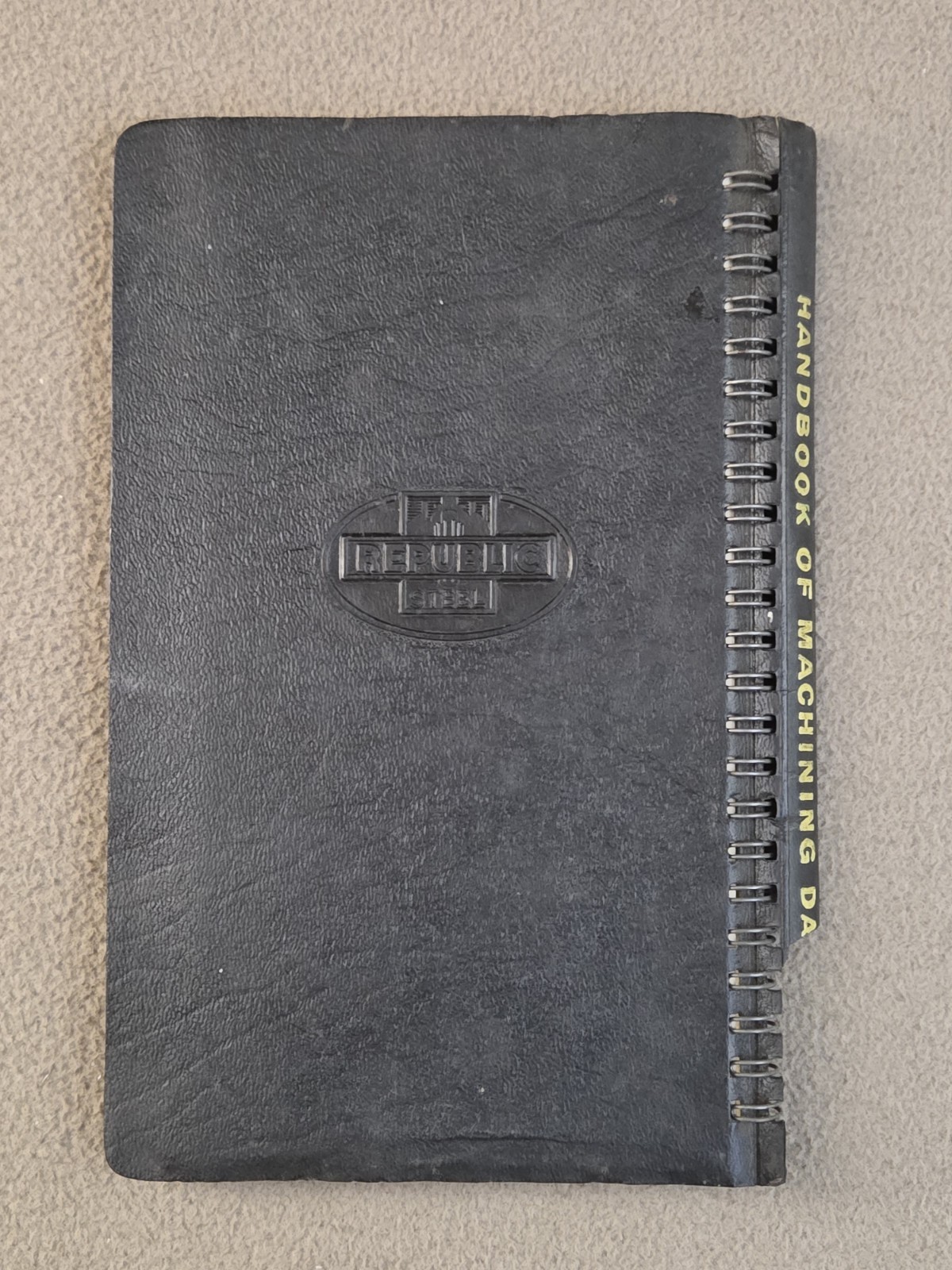 Republic Steel Machining Data For Cold Finished Bars Metals Book 1957