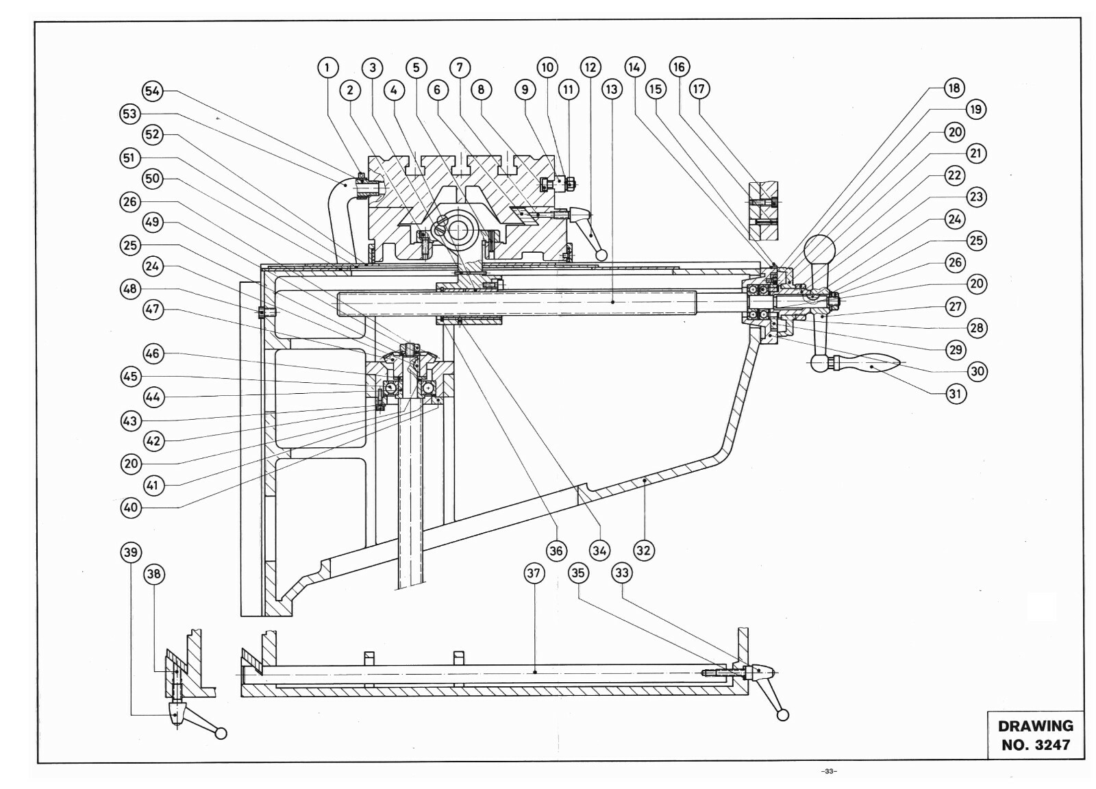Republic-Lagun FT-1, FT-2, FT-3 Milling Machine Op, Maint, & Parts Manual #1543