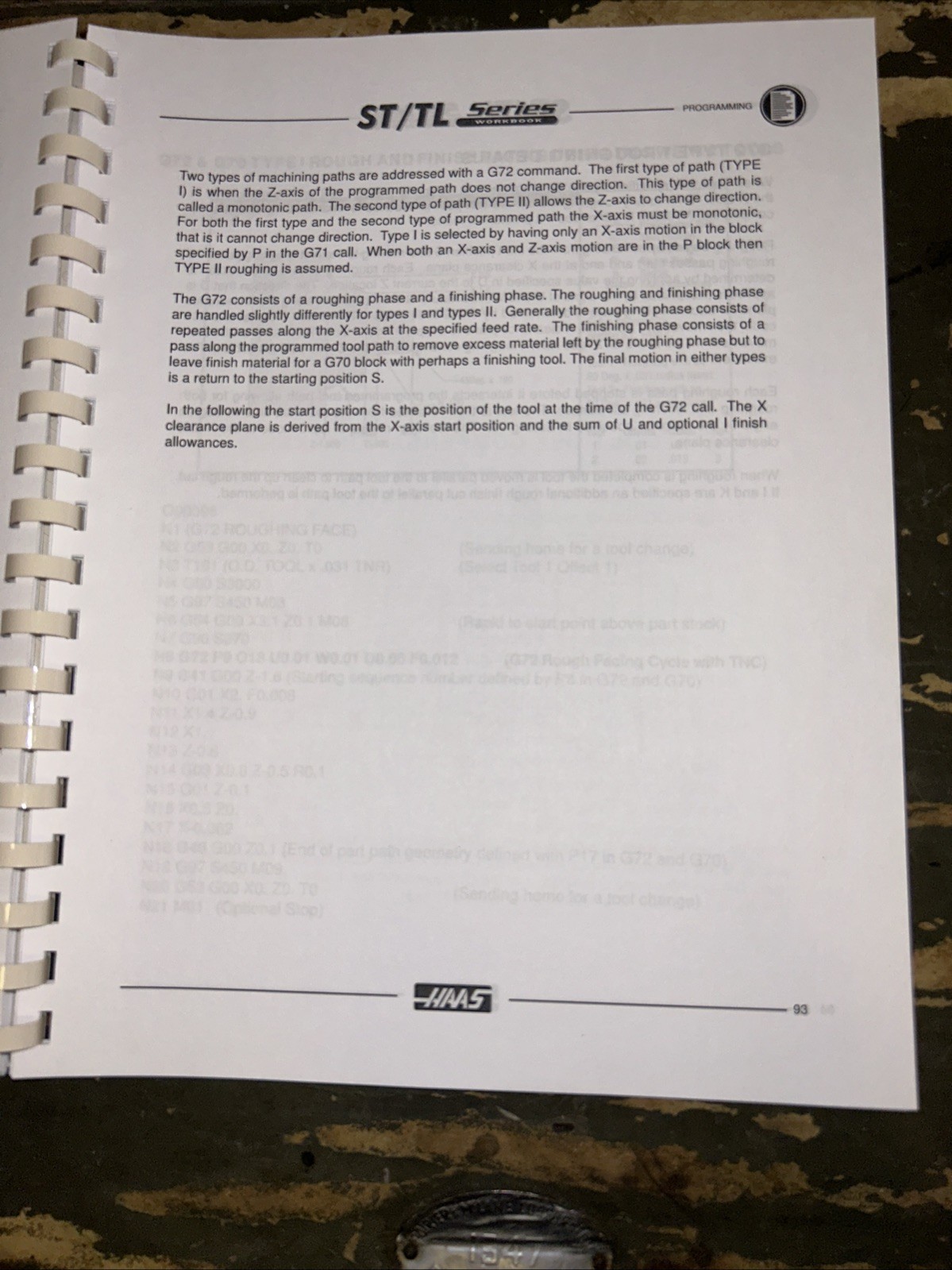 HAAS Automation Inc. Lathe Series Programming Workbook 2015 F11