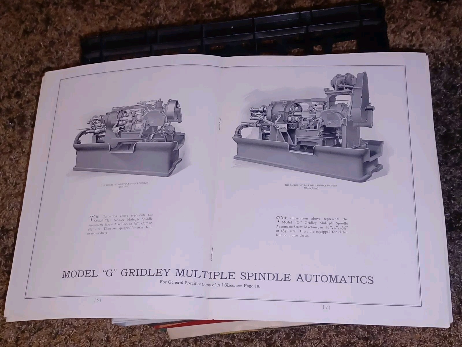 NATIONAL ACME GRIDLEY AUTOMATIC Model G Multiple Spindle Screw Machines Catalog