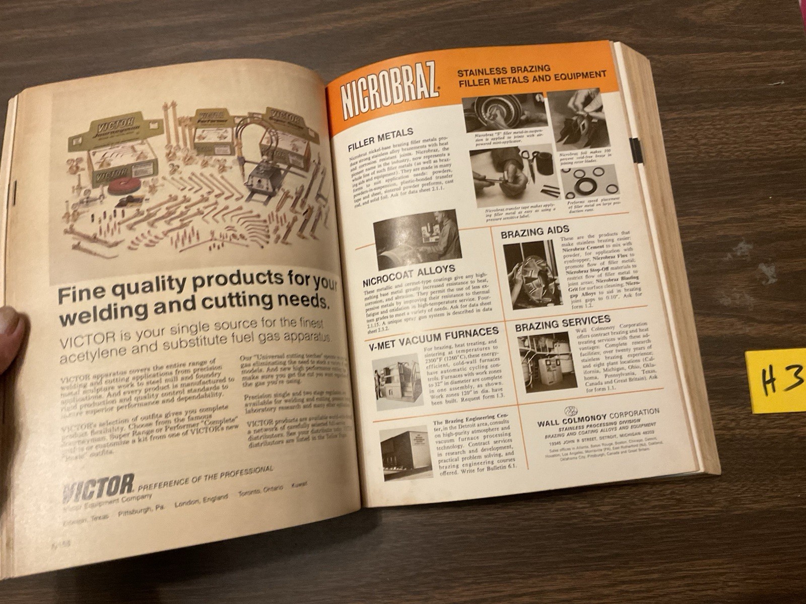 Vintage Welding Data Book Product Selector & Source Guide 1978 / 1979, PB, H3