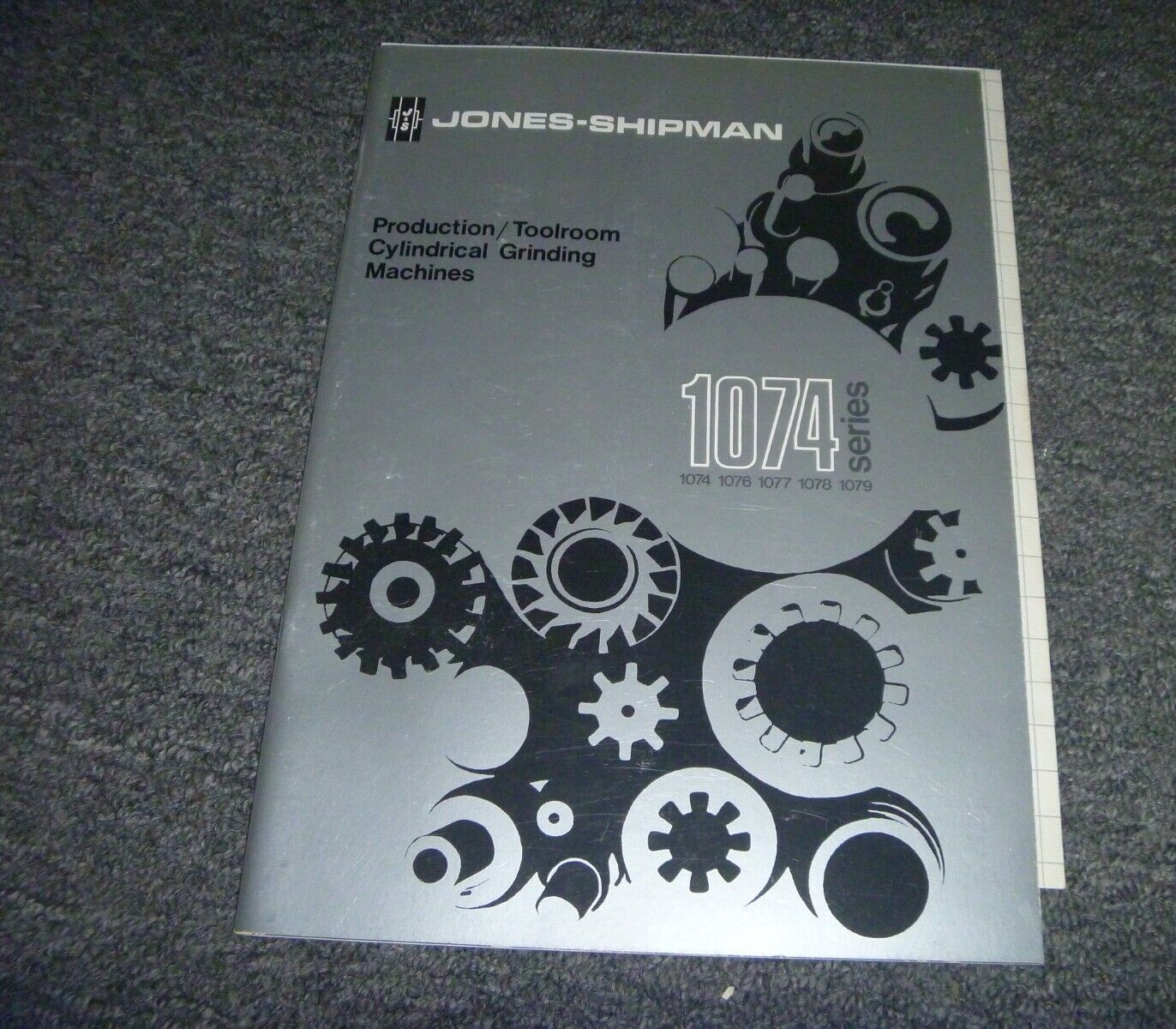 Jones-Shipman 1074 Series 1077 Cylindrical Grinding Machine Operator Manual xz