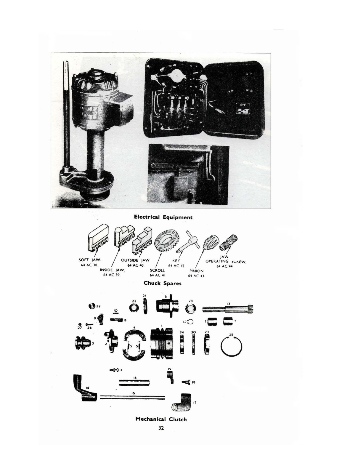 OPERATOR MANUAL FITS CLAUSING-COLCHESTER 13 INCH ALL-GEARED HEAD LATHES