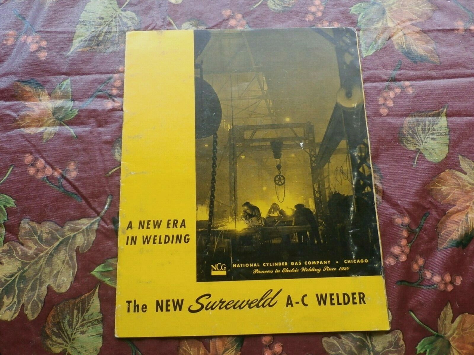 1948 THE NEW SUREWELD A-C WELDER AND SUREWELD PORTABLE GAS DRIVEN D-C ARC WELDER
