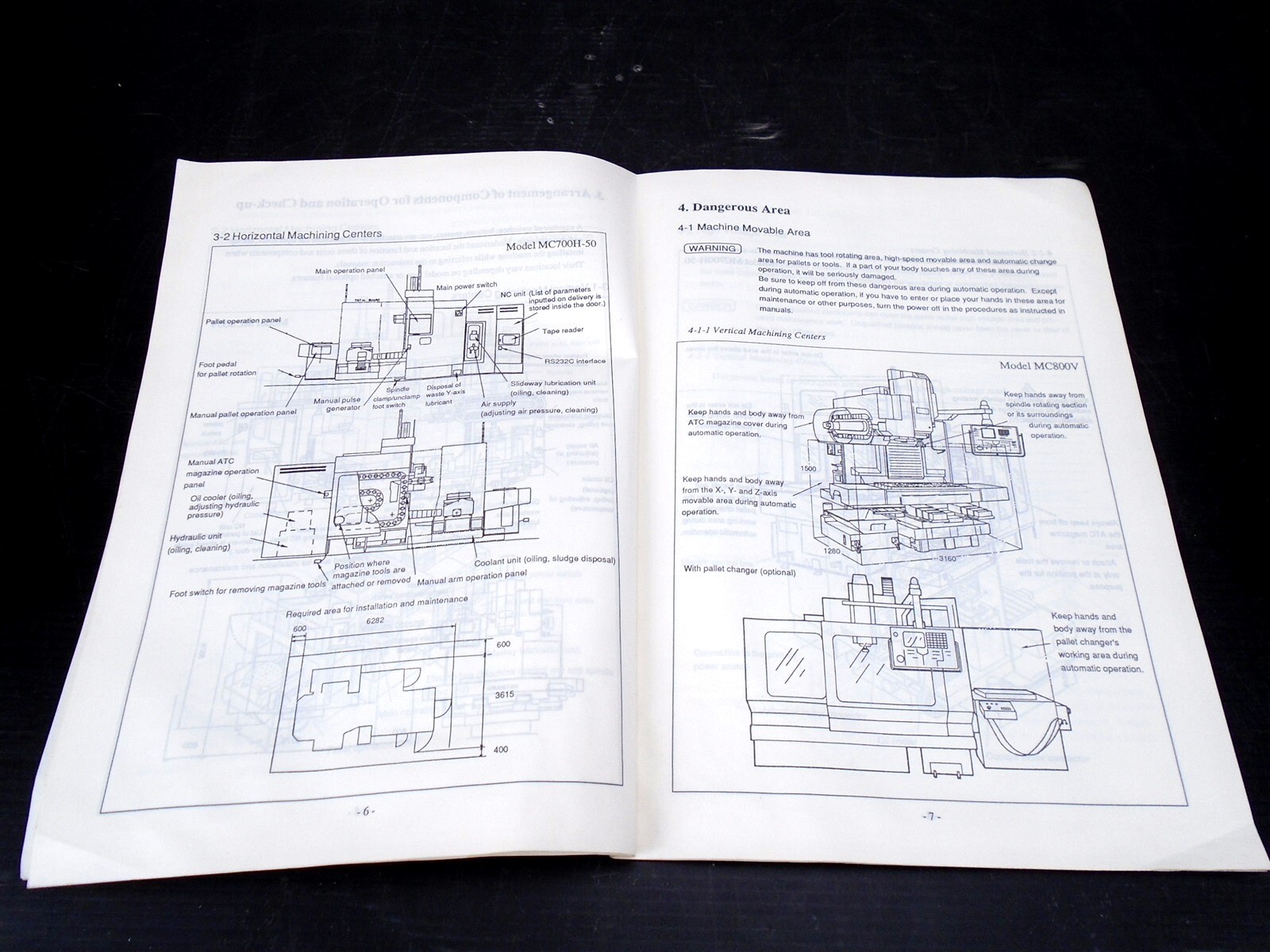 MATSUURA – T240 Safety Guide Book E-01 – 30 Pages – NOVENBER 1991 – (Pre-owned)