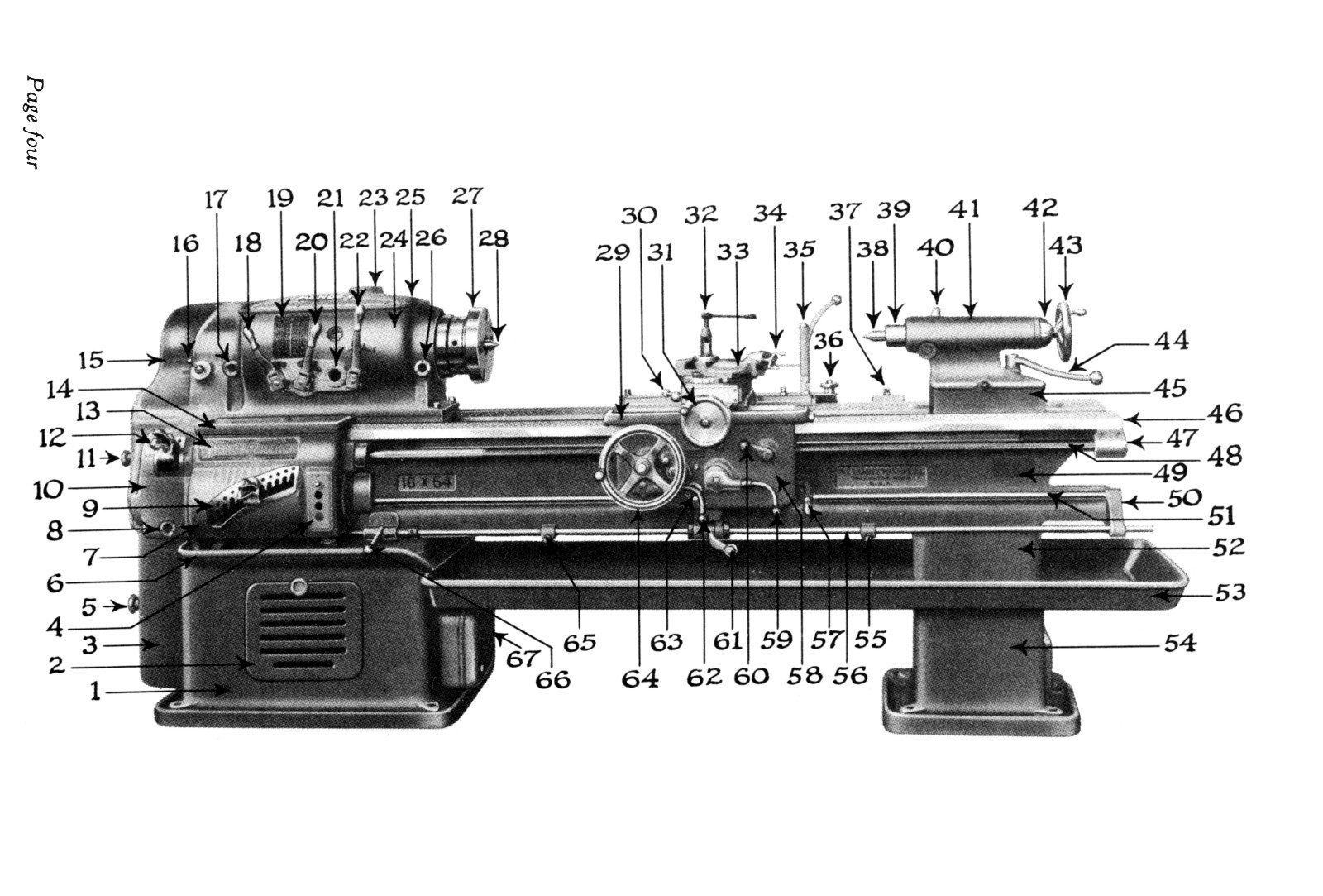 HENDEY Geared & Coned Head Metal Lathe Operators Handbook Gear Chart Manual 0356