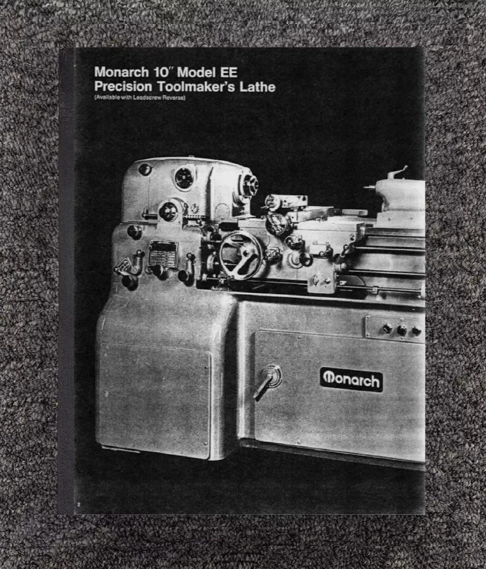 Instruct Manual Fits South Bend EE Lathe #50 – 9″ Workshop Precision Lathes 1939