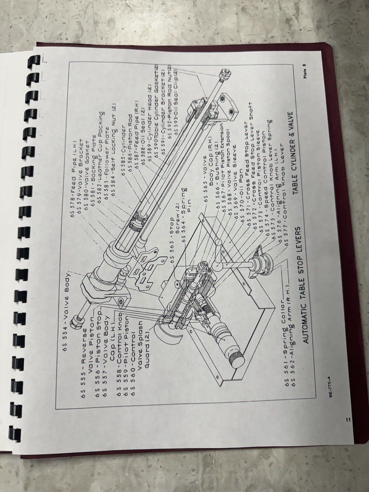 Norton Surface Grinder Instruction And Parts Manual 6” x 18”