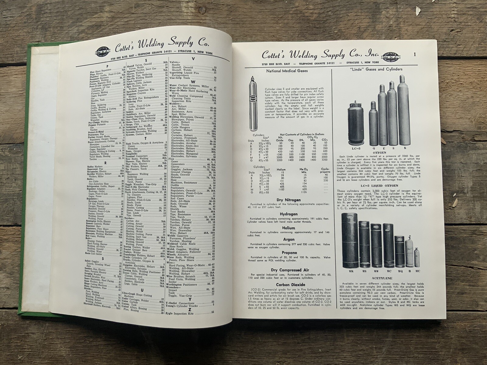 1946 Cottet’s Welding Equipment & Supply Catalog