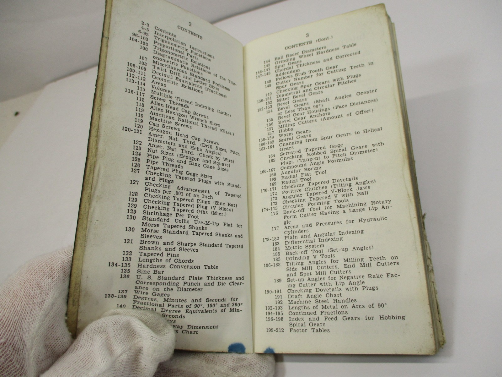 1945 Mechanics Vest Pocket Reference Book Wolfe & Phelps Machinist GC