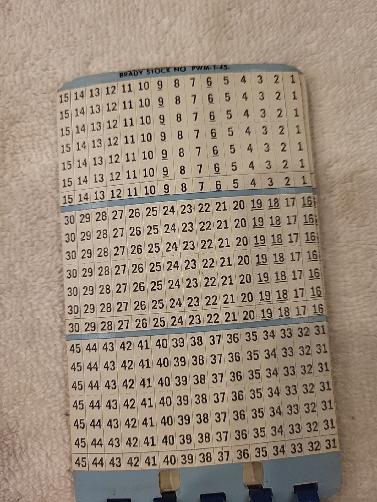 Brady Porta-Pack Wire Markers Morse Machinist’s Practical Guide Lufkin Time Save