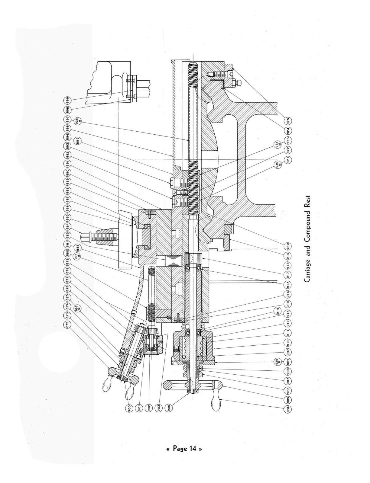 American Tool Works Pacemaker Lathes 14″ to 22″ Illustrated Parts Manual #1046