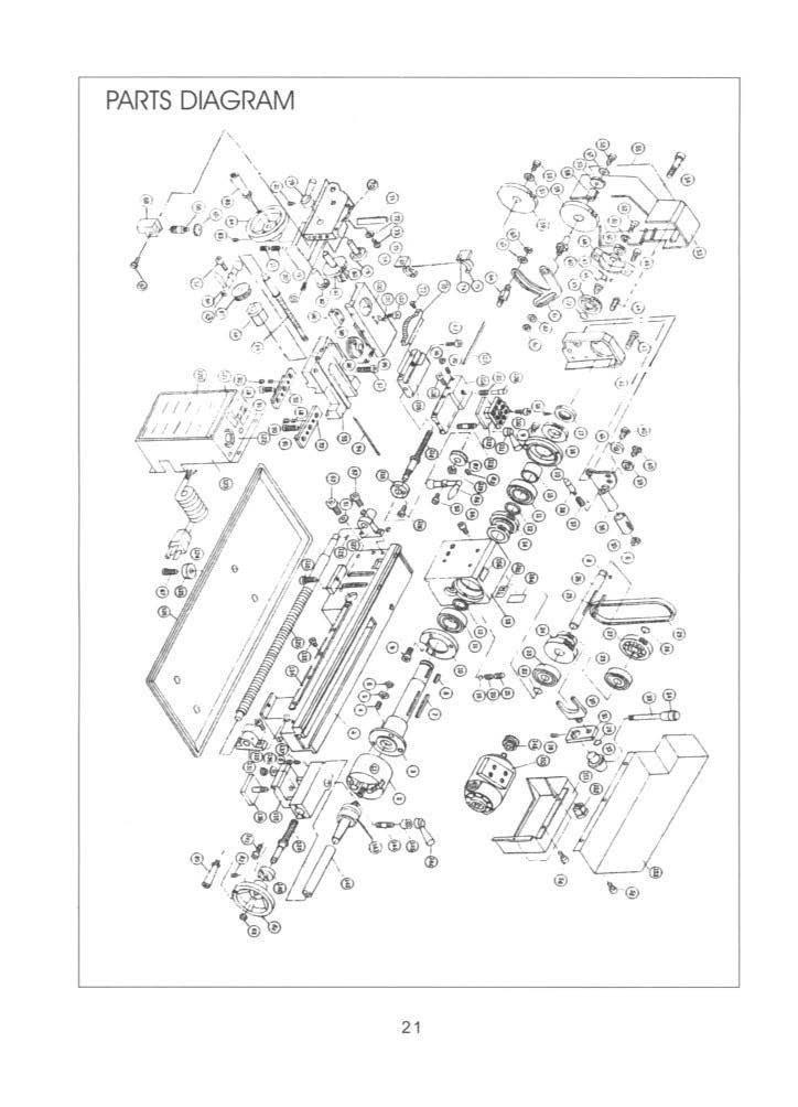 7×10″ Model Variable Speed MINI-LATHE Operator & Maintenance Manual Fits Enco