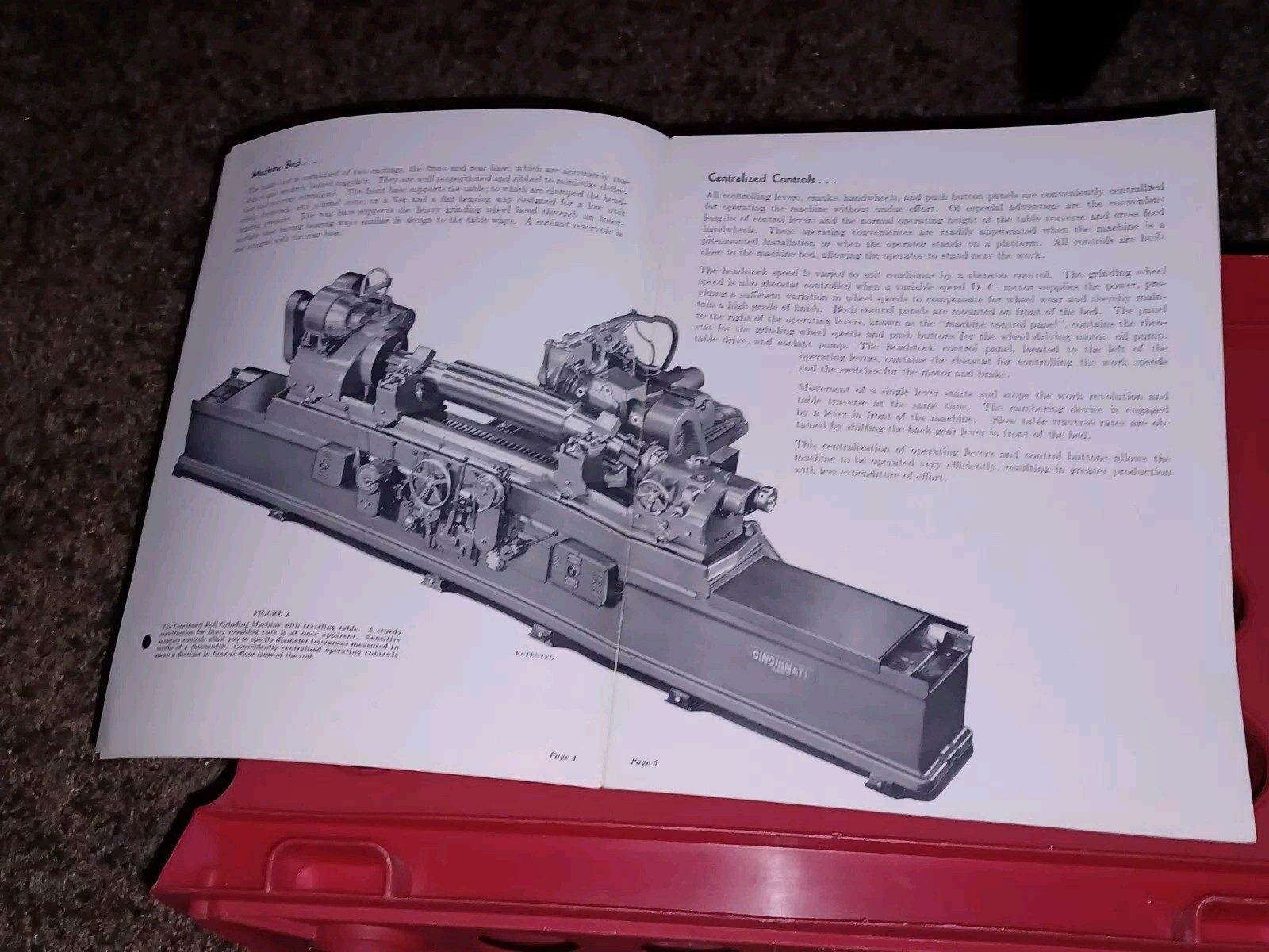 Cincinnati Grinders 20 24 28″ Catalog ROLL GRINDING MACHINES Book Pub # G-383