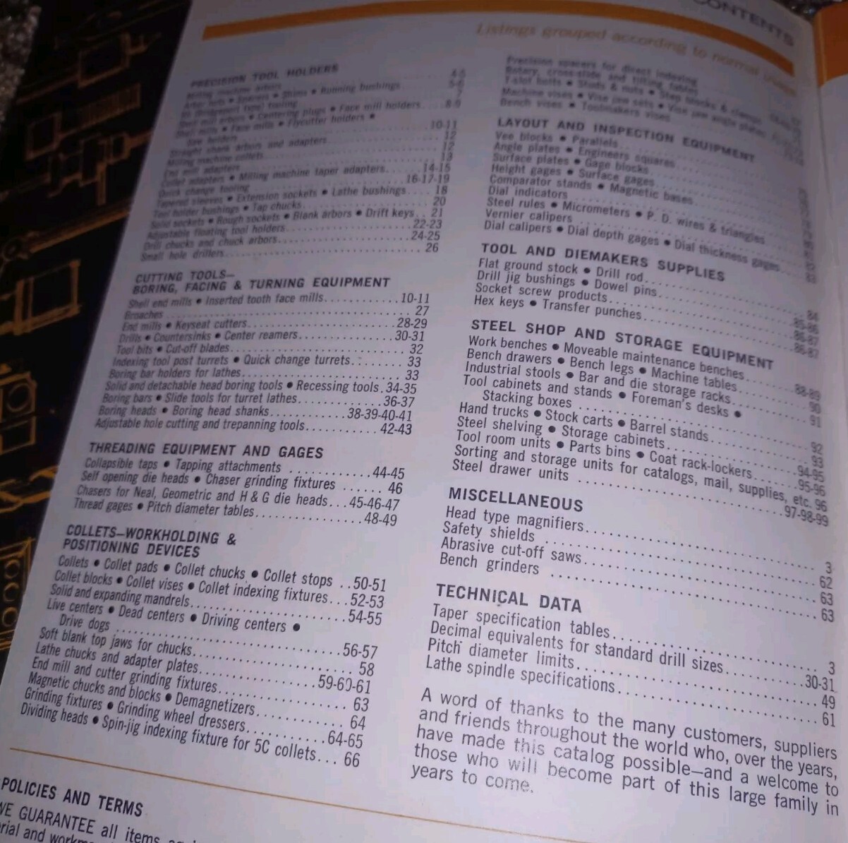 NEAL MACHINERY CO PRECISION Machinist Tools CATALOG Book NO 568 May 1, 1968