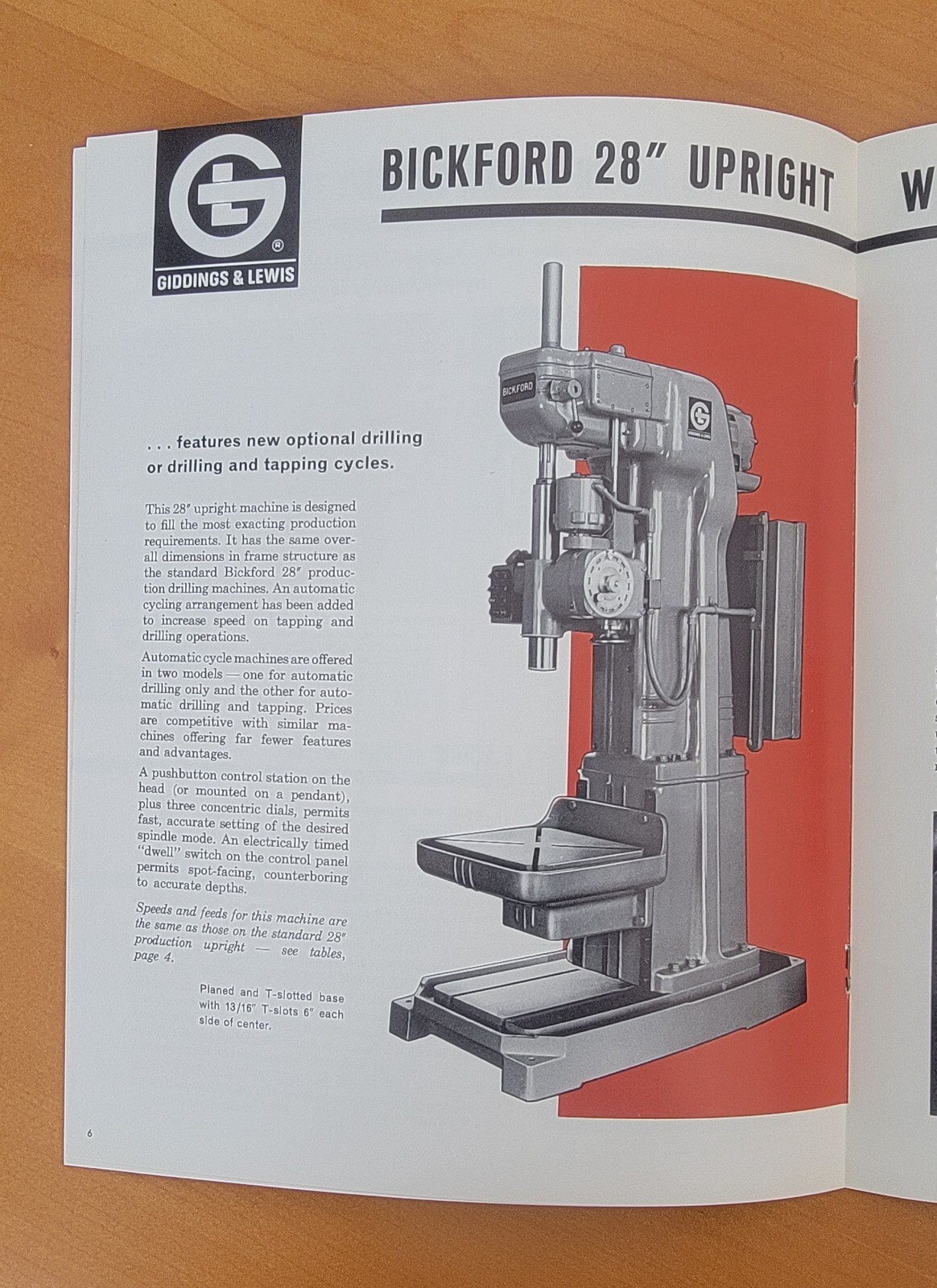 Cincinnati Bickford G&L Catalog Gen. Purpose Upright Drilling Machines Catalog