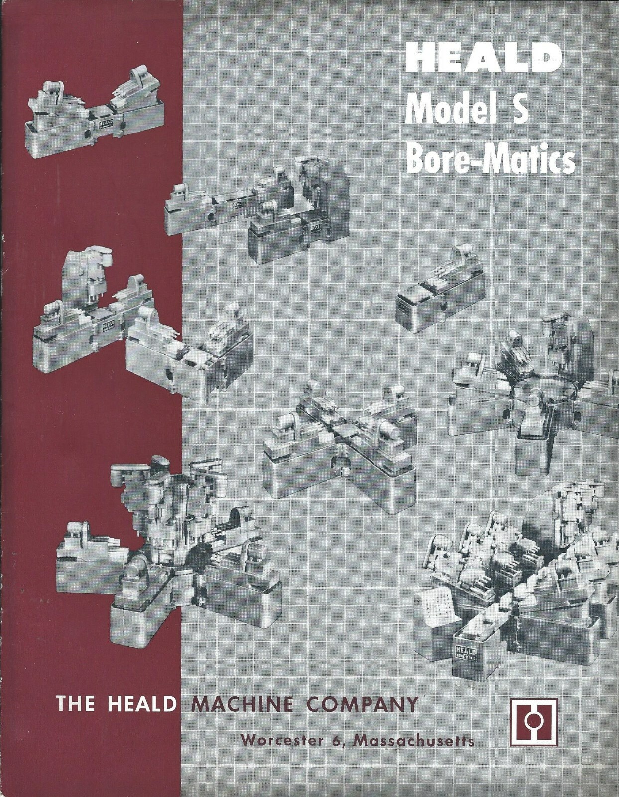Machine Tool Brochure – Heald – Model S – Bore-Matics – c1961 (TL138)