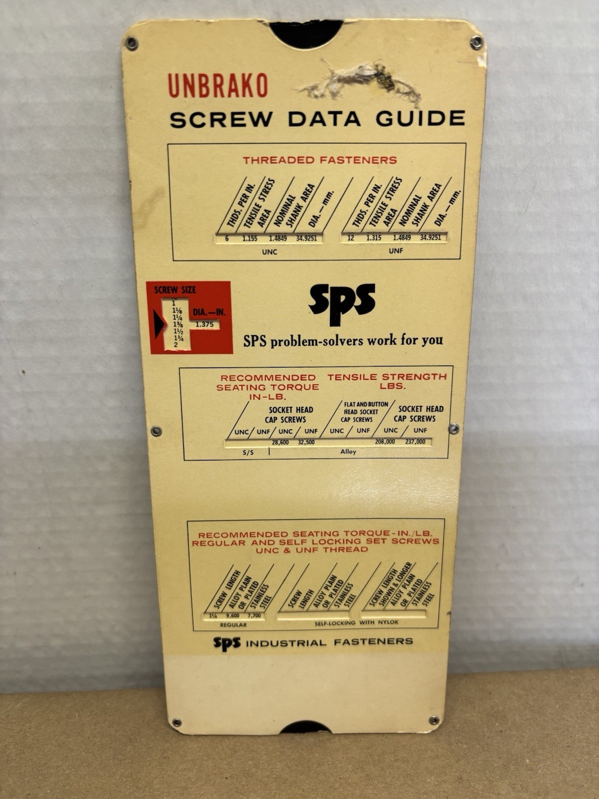 Vintage Screw Selector Lot of 4 (1949-1965) HOLO-KROME/UNBRAKO/KENNAMETAL/SCULLY