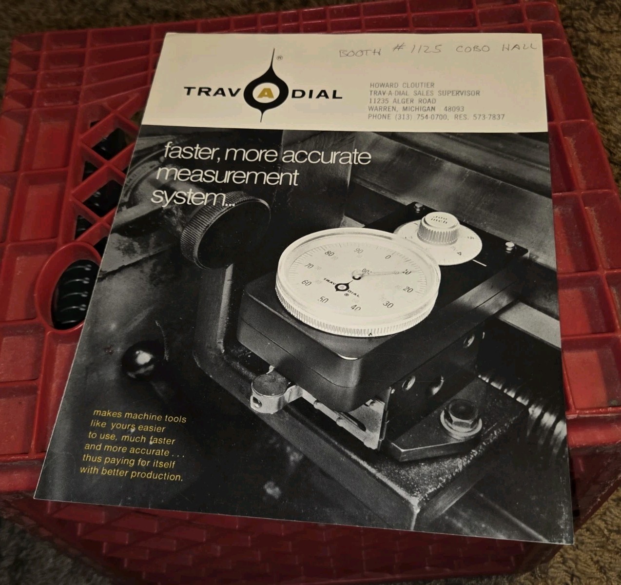 TRAV-A-DIAL Machinist MACHINE Tool Show COBO HALL Catalog SOUTHWESTERN INDUSTRIE