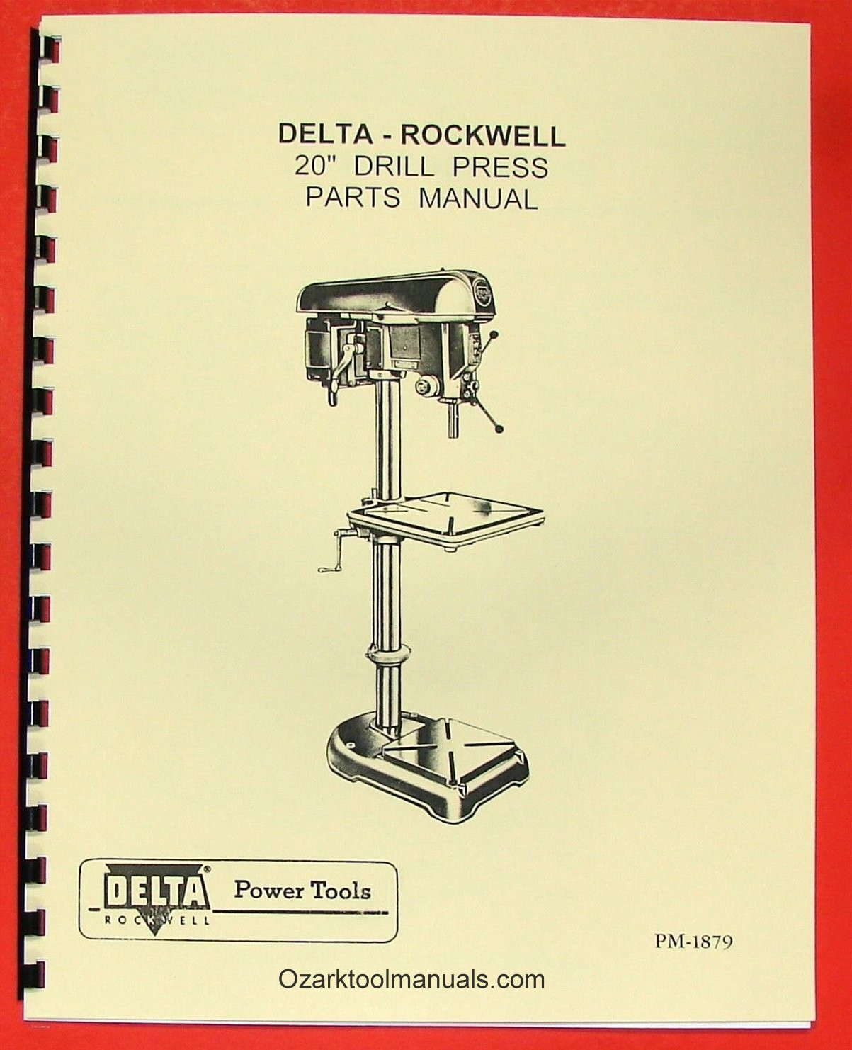 ROCKWELL-DELTA 20″ Drill Press Owners Operators Parts Manual 0641