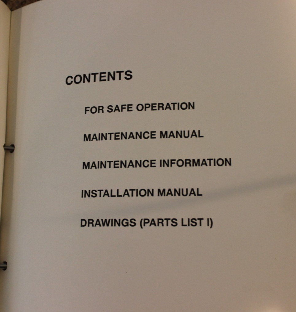 Mori Seiki SH-400 Manuals (Complete 9 Pc Set)