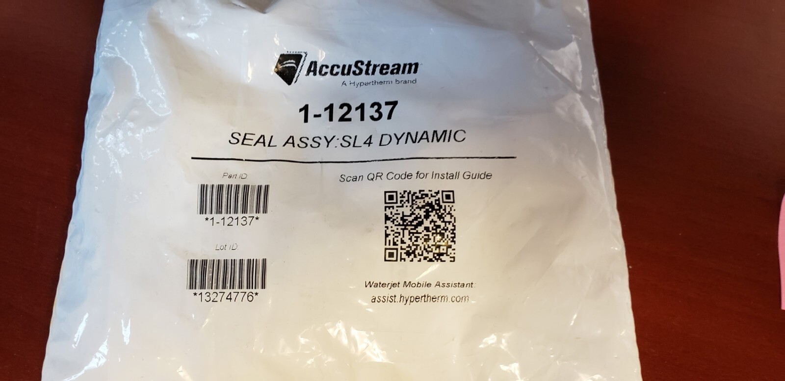 ACCUSTREAM 1-12137 SEAL ASSY:SL4 DYNAMIC