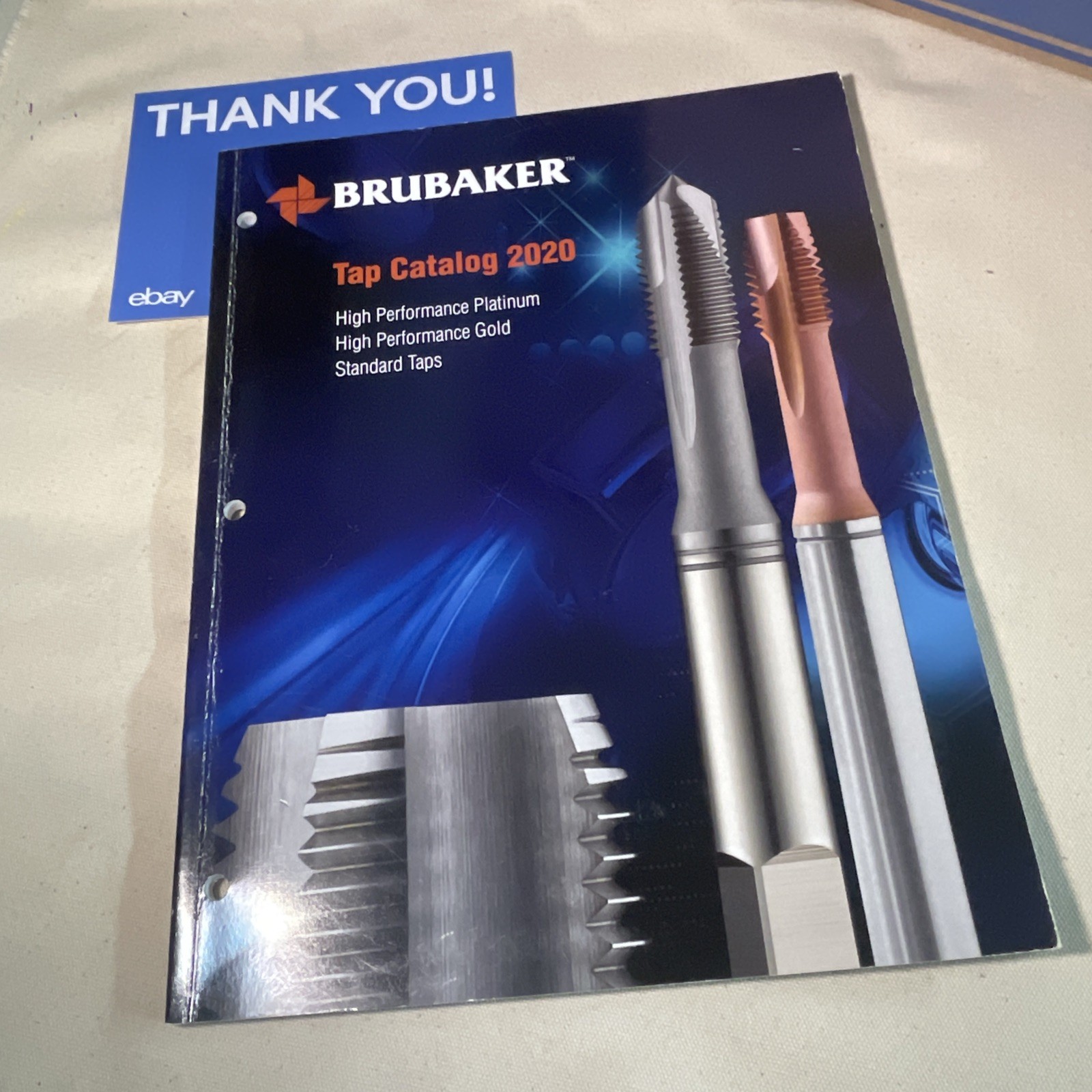 2020 Brubaker Tap Catalog Platinum Standard Gold Guide Book Machinery