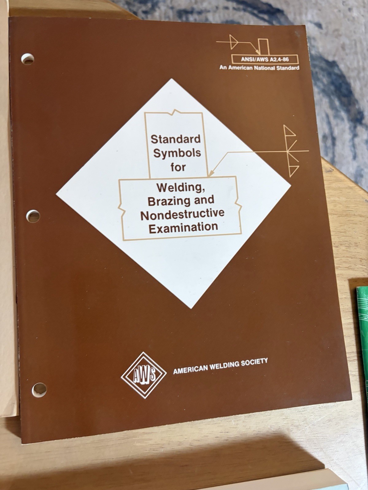 Vintage 70s 80s AWS Welding Inspector Training Manuals Textbook Lot of 7