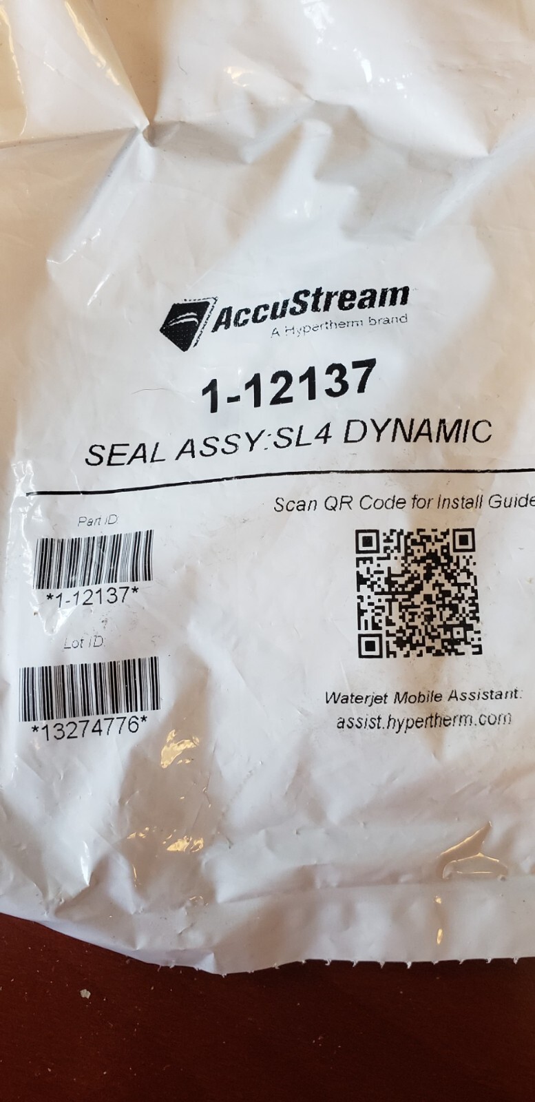 1-12137-Seal Assy: SL4 Dynamic KMT