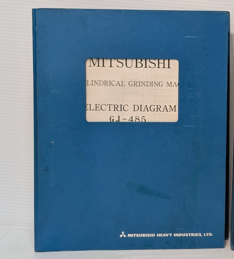 Mitsubishi GJ-485 Electric Diagram CNC Cylindrical Grinding Machine Manuals