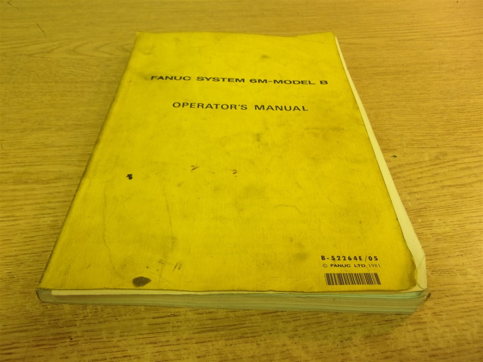 GE Fanuc System 6M Model B operator’s Manual B-55264E/05 *FREE SHIPPING*