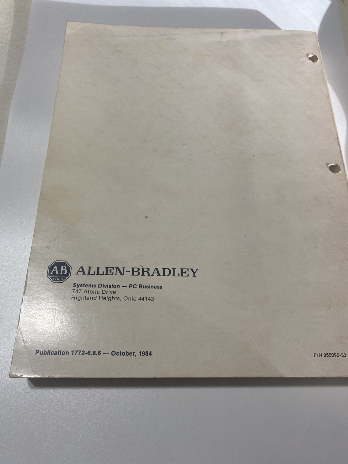 Allen-Bradley 1772-6.8.6 Bulletin 1772 Mini PLC 2/05 Programming Manual