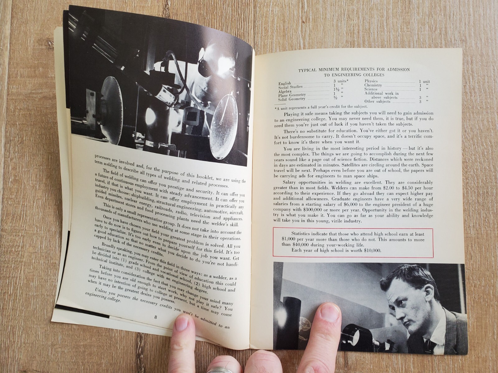 OPPORTUNITIES IN THE WELDING INDUSTRY American Welding Society 1965 Brochure