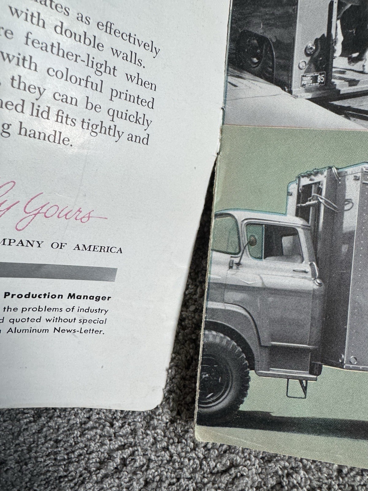 Vintage 1958 Alcoa Aluminum Advertising Brochure Magazine