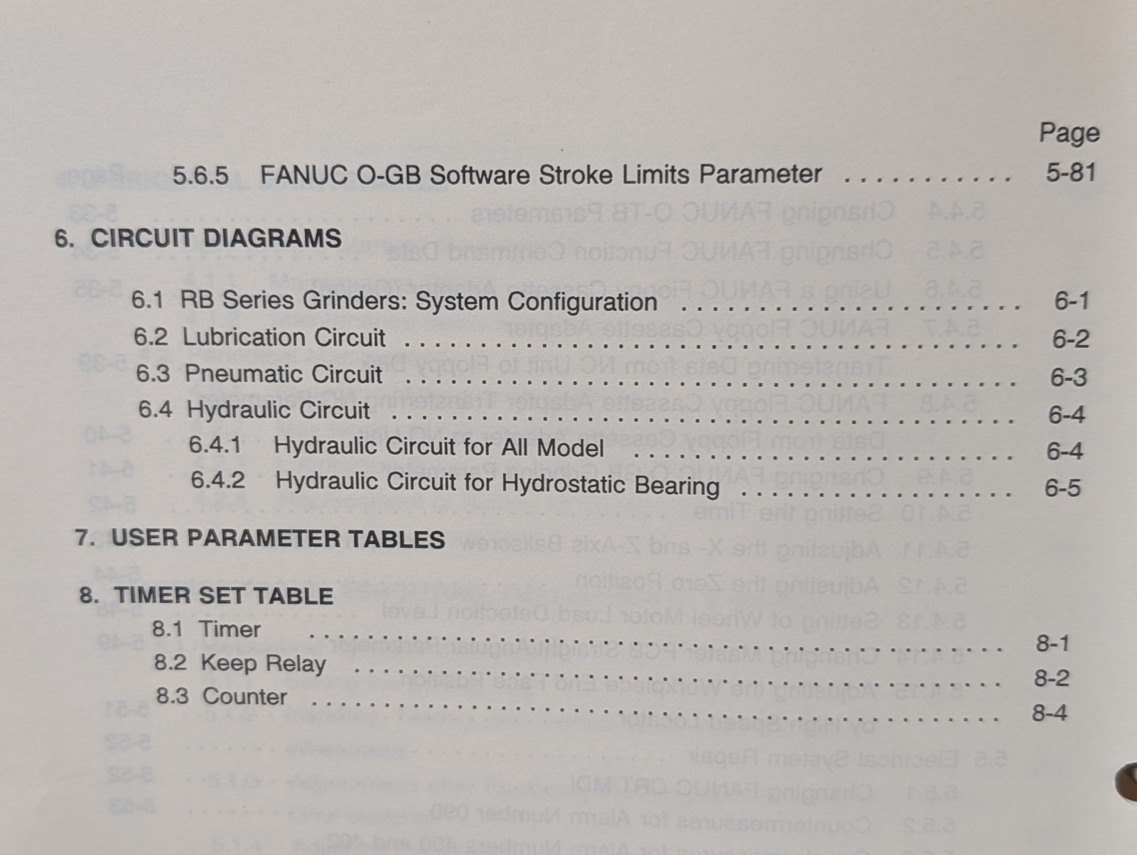 Lot of 3: Mitsubishi/ Fanuc Maintenance Manuals for RB23/32/35, O-GB CNC Grinder