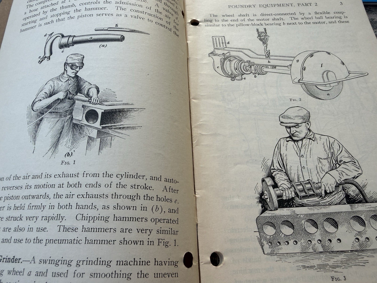 Rare 1928 Foundry Equipment Metal Casting Illustr. 60pp. SHIPS FREE