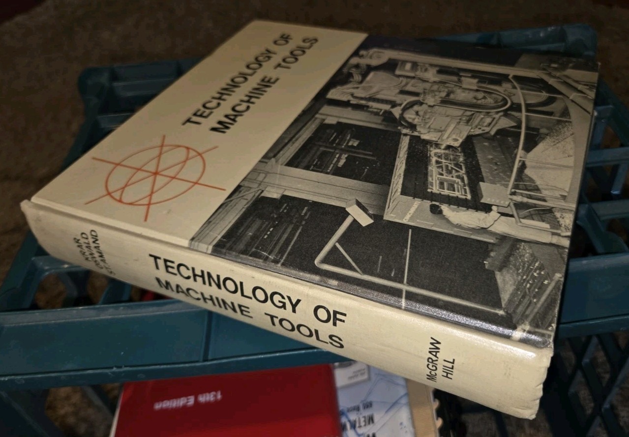 Technology of Machine Tools Krar Oswald Amand McGraw Hill 1969 Hardcover Book