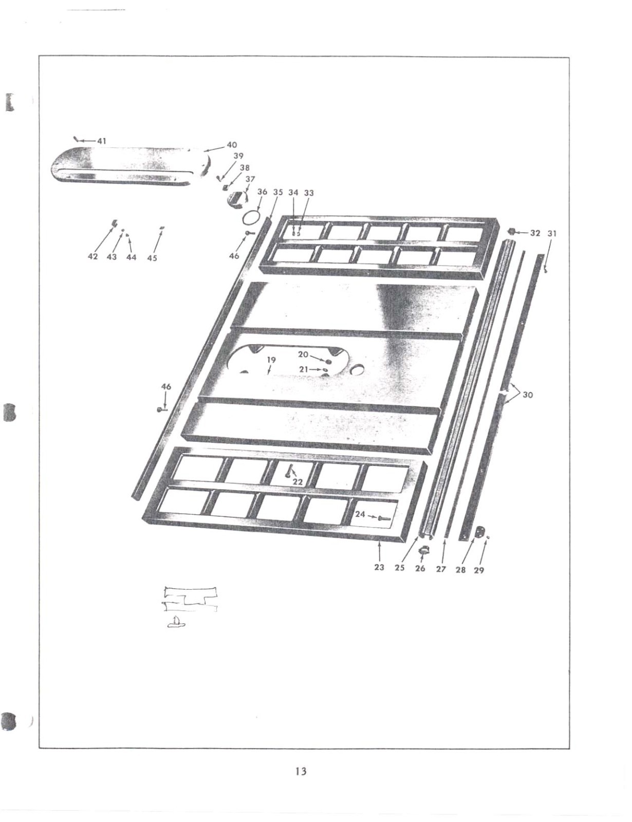 10in Tilt-Arbor Table Saw Operator Inst. & Parts Manual Fits Craftsman 103.27270