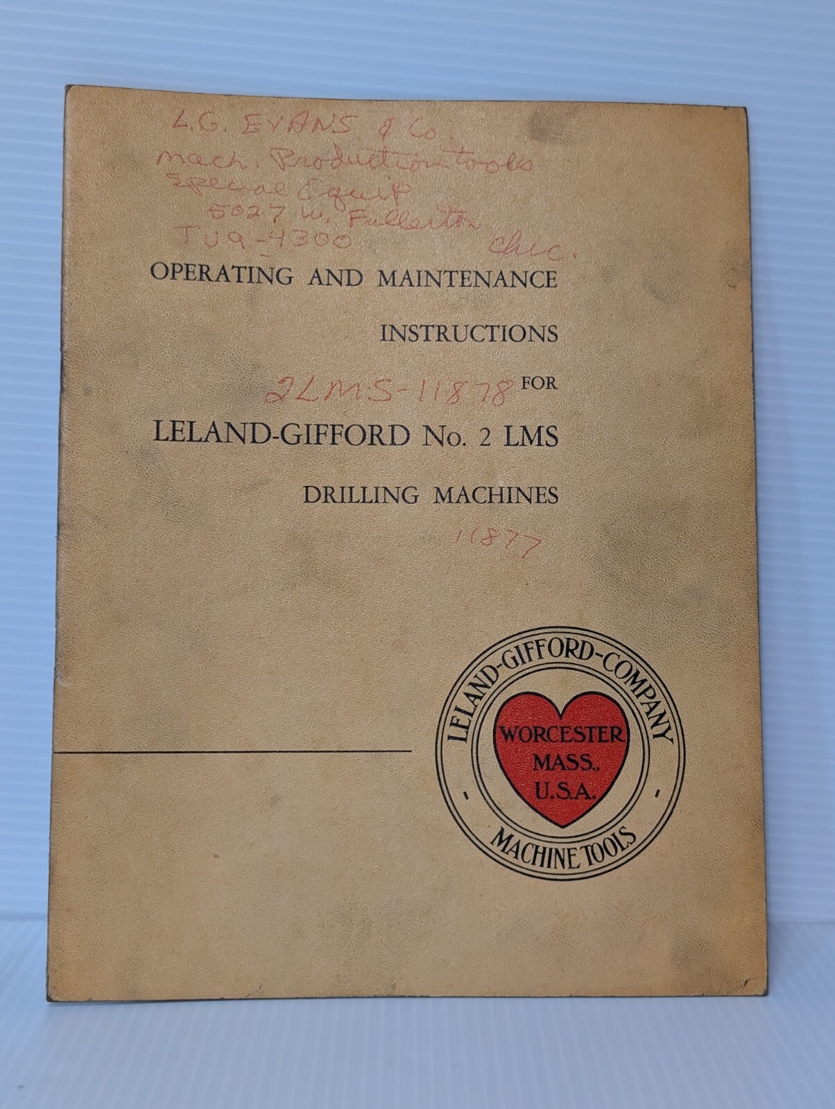 Lot of Vintage Assorted Leland-Gifford LMS Drilling Machine Manuals, Parts Lists