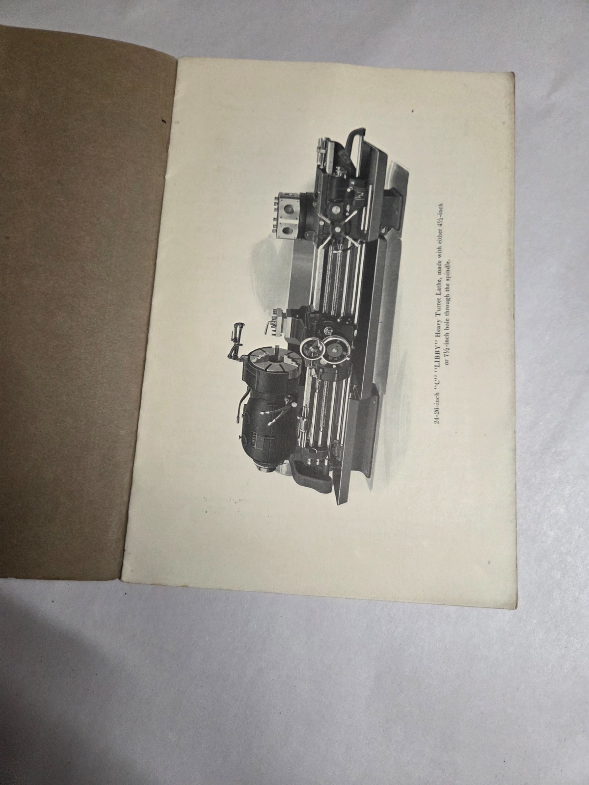 Turret Lathe The “Libby” Heavy Duty, in Railroad Shops International Machine Co