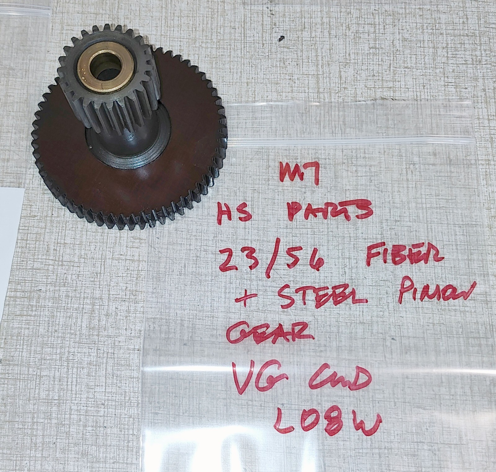 Emco Maximat 7 Lathe Headstock Parts: 56 / 23 Fiber & Steel Pinion Gear L08W