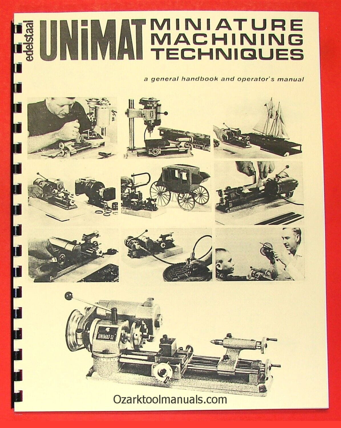 UNIMAT-SL Miniature Machine Lathe Handbook & Techniques Operator’s Manual 0729