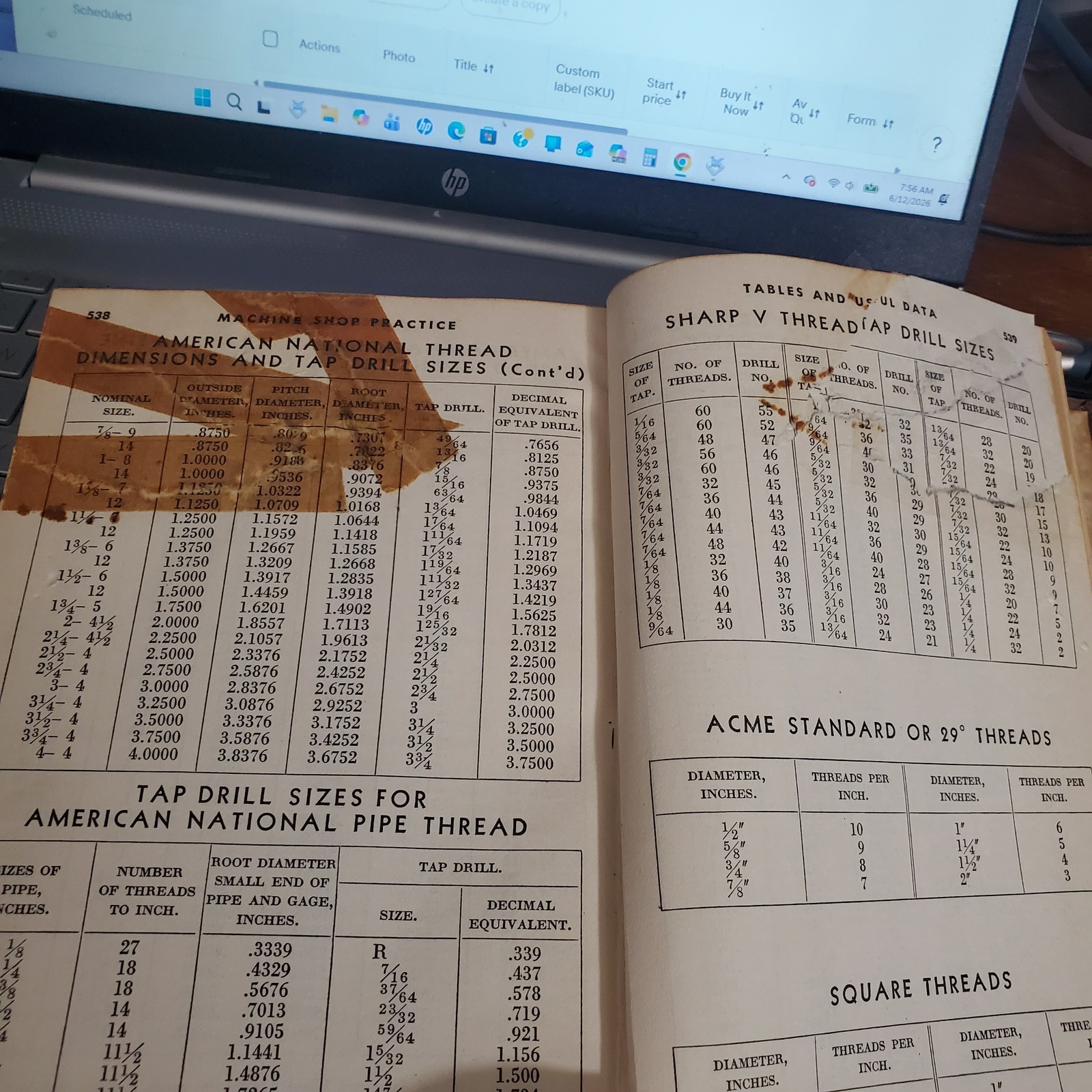 1941 The New Encyclopedia of Machine Shop Practice George W Barnwell